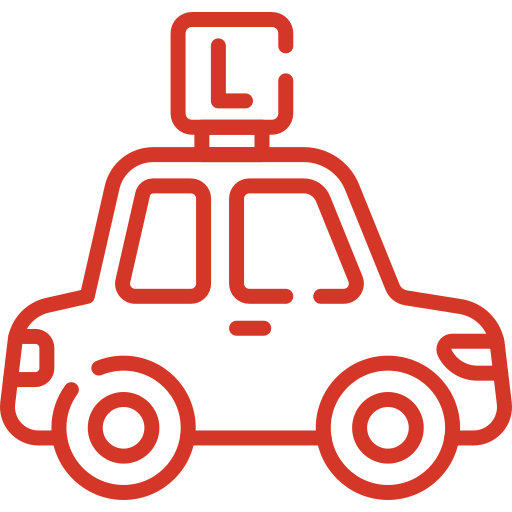Icon of a learner car